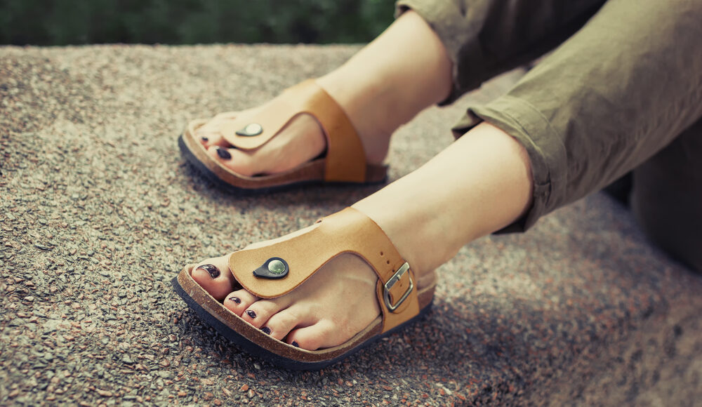 Right Leather Sandals