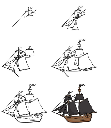 How to Draw a Pirate Ship A Step-by-Step Guide