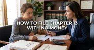 How to File Chapter 13 With No Money: Understanding U.S. Bankruptcy Costs, Court Fees, and Available Payment Options How to File Chapter 13 With No Money